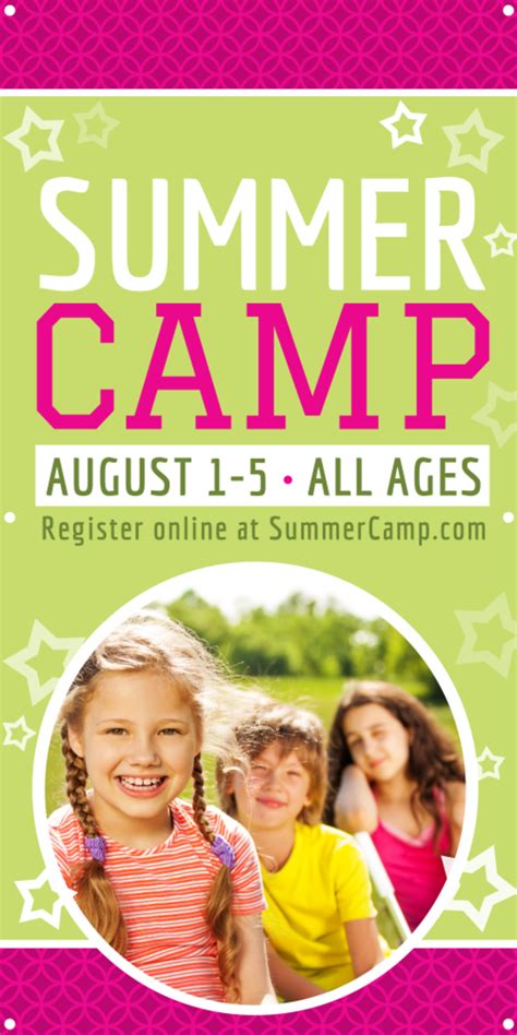 Fun Summer Camp Banner Template Mycreativeshop