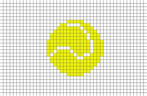Tennis Ball Pixel Art Brik