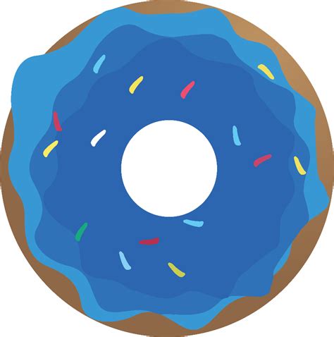 Download High Quality Donut Clipart Blue Transparent Png Images Art