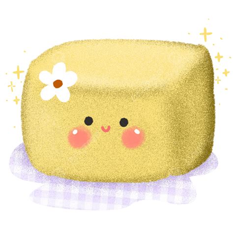 Cute Butter Cartoon Cute Butter Illustration Cute Buttet Vector