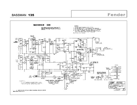 Fender Bassman 200 Schematic