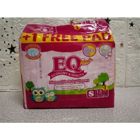 Eq Plus Diaper Small Tape Economy Shopee Philippines