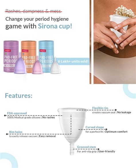 Buy Sirona Pro Reusable Period Kit Cup Cup Wash And Intimate Wash