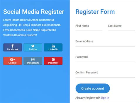 Social Media Login Registration System In Php A2zwebhelp