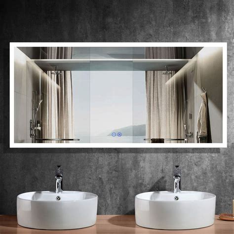 Buy D Hyh Led Bathroom Mirrorled Mirrors For Bathroom 84 X 40 Inch Lighted Vanity Mirror With