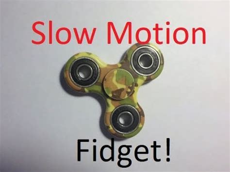 Slow Motion Fidget Spinner YouTube