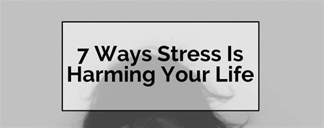 Blog Ways Stress Is Harming Your Life Andrew Stead Leadership Transformations