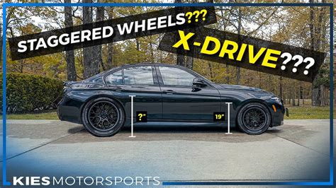 Can You Safely Run Staggered Wheels On An Xdrive Bmw Youtube