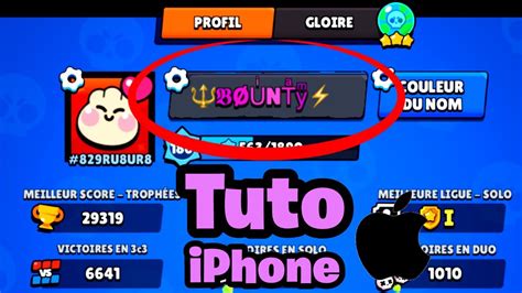 Tuto Comment Avoir Un Magnifique Pseudo Sur Brawl Stars Iphone