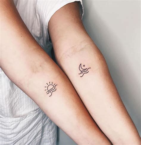 Aggregate Moon And Sun Matching Tattoos Best In Eteachers