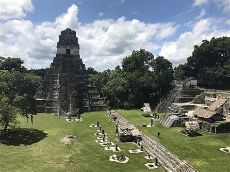 Tikal Mayan Ruins Guatemala Pyramid Ancient Architecture Central
