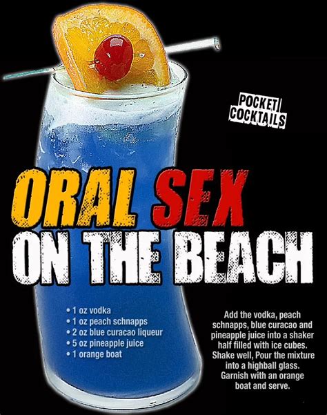 Oral Sex On The Beach Pocket Cocktails