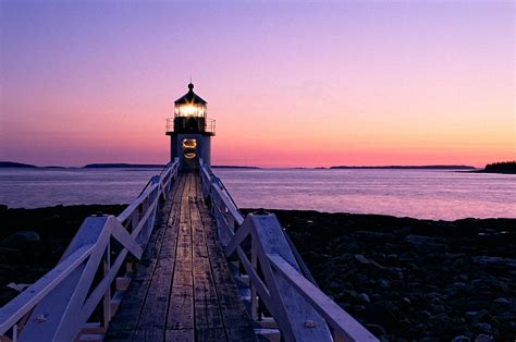 Marshall Point Lighthouse In Maine Photograph By William Britten Fine