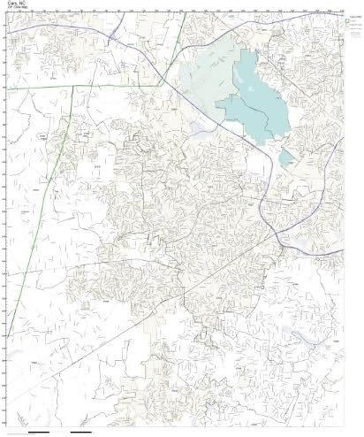 Cary Nc Zip Code Map Map Vector