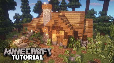 Minecraft Survival Starter House Tutorial Youtube