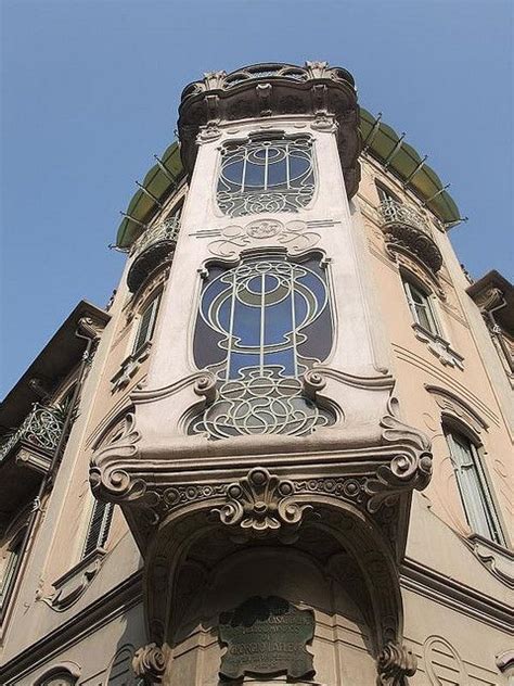 Casa La Fleur By Fenoglio 1902 Turin Art Nouveau Architecture Art