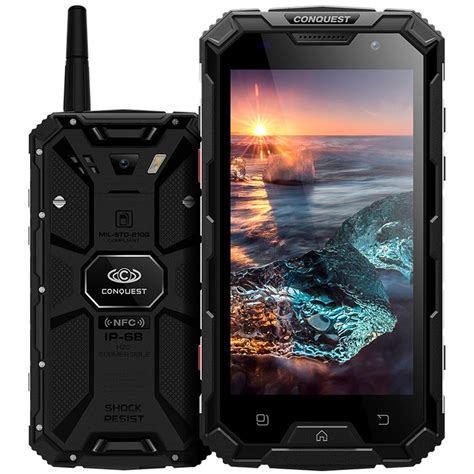 Conquest S8 4g Lte Ptt Android 60 Phone Walkie Talkie Poc Nfc Octa