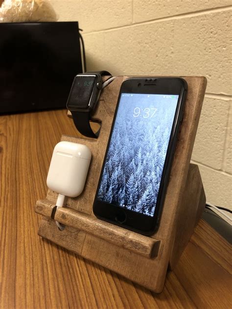 I Made A Charging Station For My Phone Watch And Headphones Click To