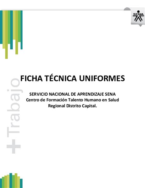 Doc Ficha Técnica Uniformes 2017 Marzo 2017 1 Arleth Mercado