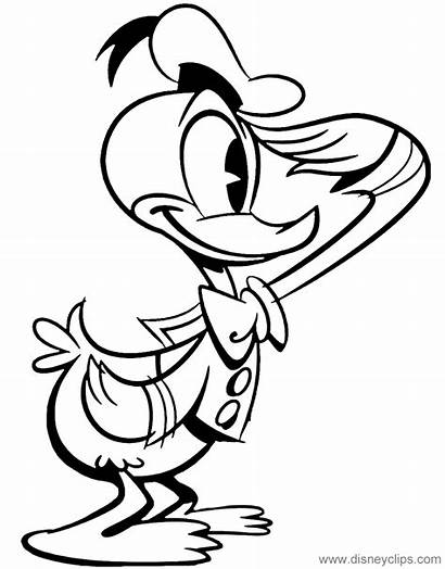 Mickey Mouse Tv Donald Coloring Pages Series