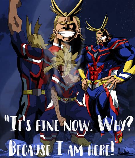 All Might Tribute By Feanor97 On Deviantart