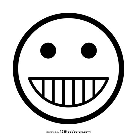 Smiley Face Line Drawing Free Download On Clipartmag