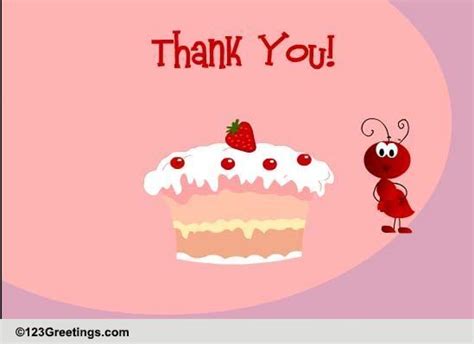 Thanks for proving that they are the exact opposites. Say Thank You With A Sweet Treat. Free Thank You eCards ...
