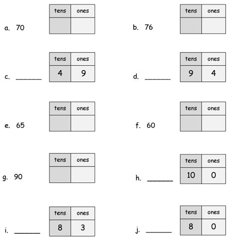 Push boundaries with our bundling shapes into tens worksheet pdfs that involve regrouping. Name Tens and Ones (solutions, examples, homework ...