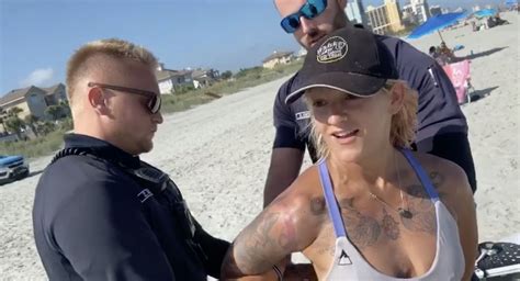 Cops Detain Beachgoer Over Her Bikini