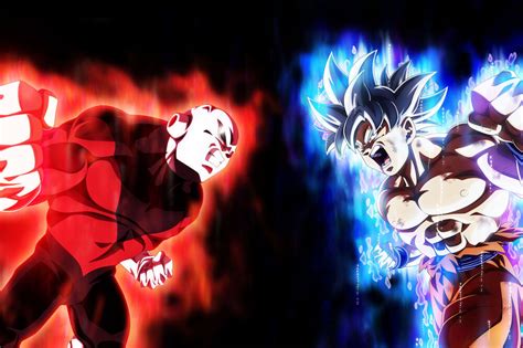 Dragon Ball Super Poster Goku Ultra Instinct Vs Jiren 12in X 18in Free