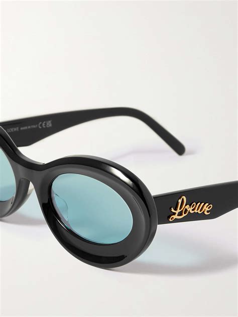 Loewe Eyewear Loop Oversized Round Frame Acetate Sunglasses Net A Porter