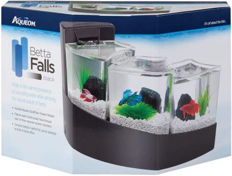 Betta Fish Tank Aqueon Betta Falls Kit 3 Level Tank Yinz Buy