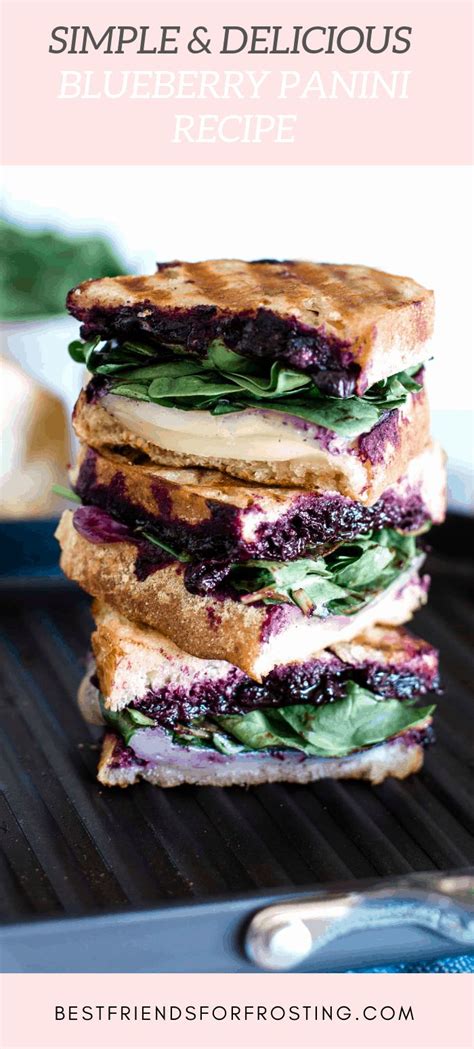 Cook sandwiches 3 minutes or until recipe ideas. Blueberry Panini | Panini Recipe | Panini recipes, Recipes, Bistro food