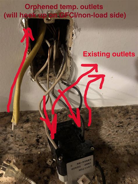 Hook up a gfci outlet 4 wires in off of gfci circuits. electrical - Can I wire additional circuits off of GFCI ...