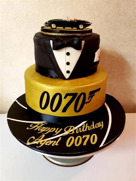 0070 James Bond Themed Cake Decorated Cake By Creative Cakesdecor