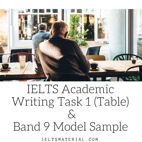 Ielts Academic Writing Task 1 And Band 9 Model Sample