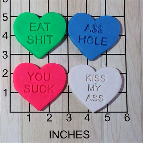 Valentines Day Conversation Candy Hearts Insult Gag T Etsy