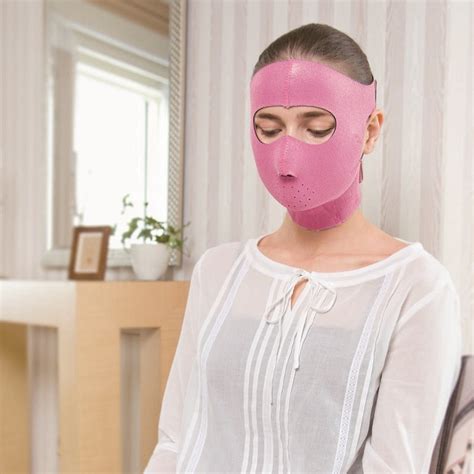 Japanese Cogit Neoprene Facial Masks Facelift Mask Supports Pink