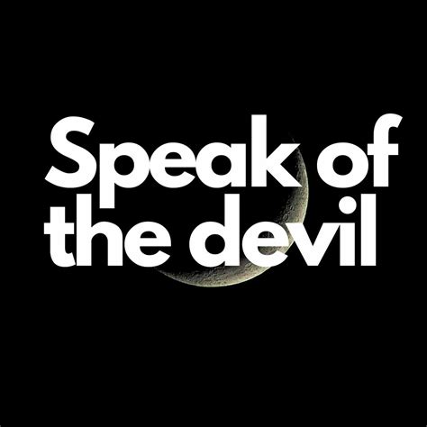 Speak of the devil - Перевод- ENGLISH 5 MINUTES