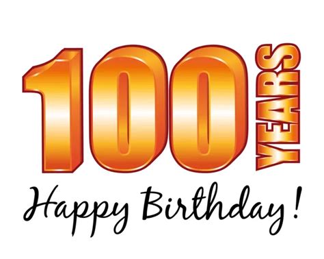100th Birthday Banner Clip Art