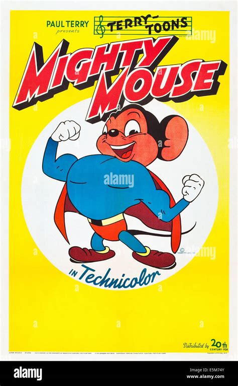 Mighty Mouse Cartoon Hi Res Stock Photography And Images Alamy