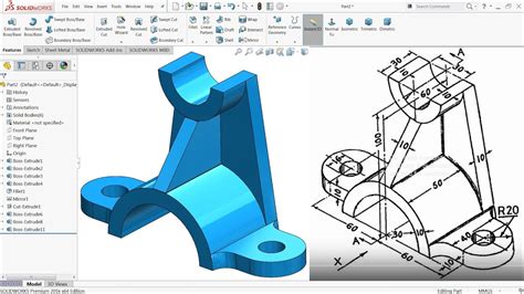 Solidworks Tutorial For Beginners Exercise 5 Youtube