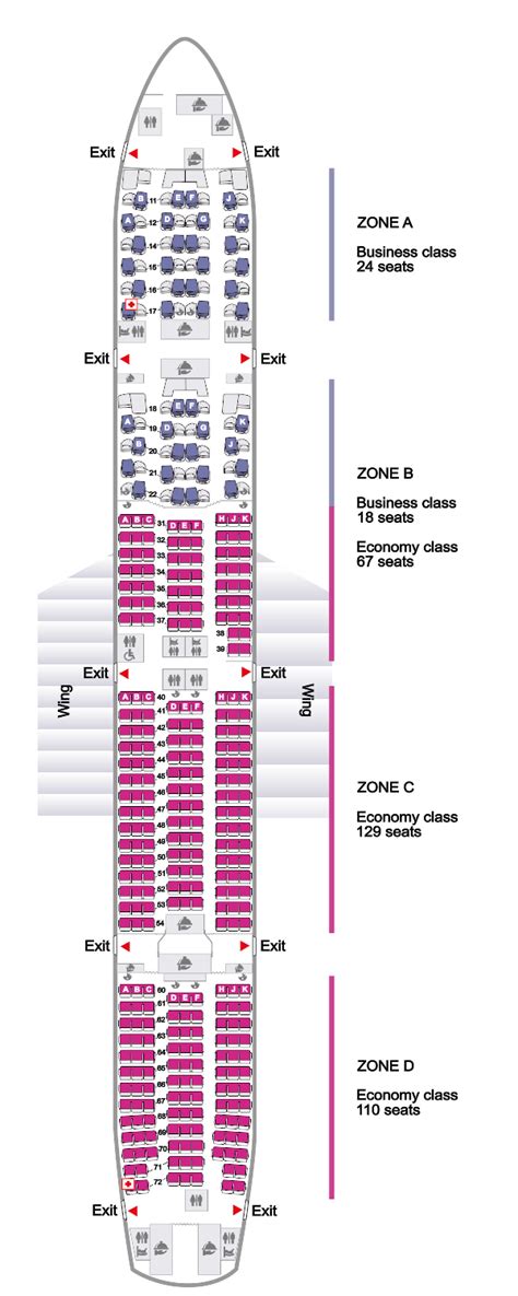 37 Seating Configuration Of Boeing 777 300er