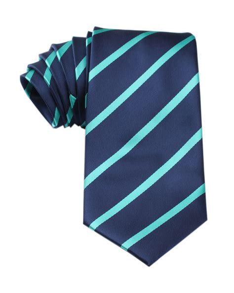 Navy Blue Striped Tie Mens Repp Ties Wedding Neckties Australia Otaa