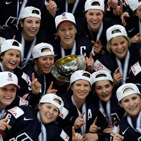 The U S Womens Hockey Team Won A Fourth World Championship