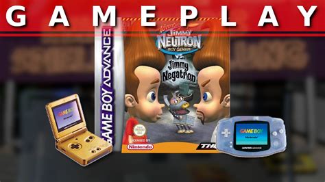Gameplay Jimmy Neutron Vs Jimmy Negatron Gameboy Advance Youtube
