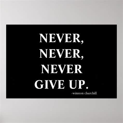 Never Never Never Give Up Poster Uk