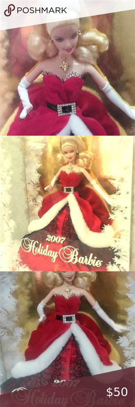 2007 Holiday Barbie Doll Holiday Barbie Dolls Holiday Barbie Barbie