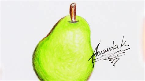 Como Desenhar Pera FÁcil How To Draw Pear Easy Amanda Karla