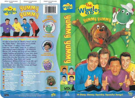 The Wiggles Yummy Yummy 1999 Vhs The Wiggles Yummy Monkey Dance
